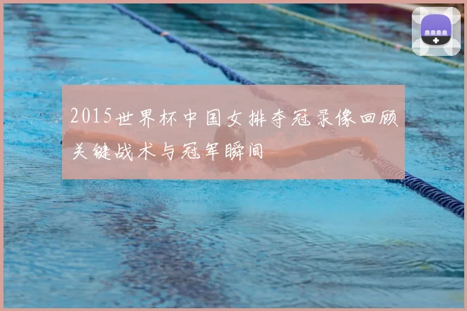 2015世界杯中国女排夺冠录像回顾关键战术与冠军瞬间